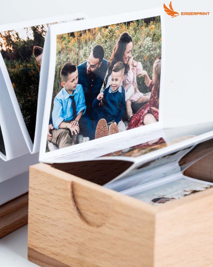 Wooden Photo Box