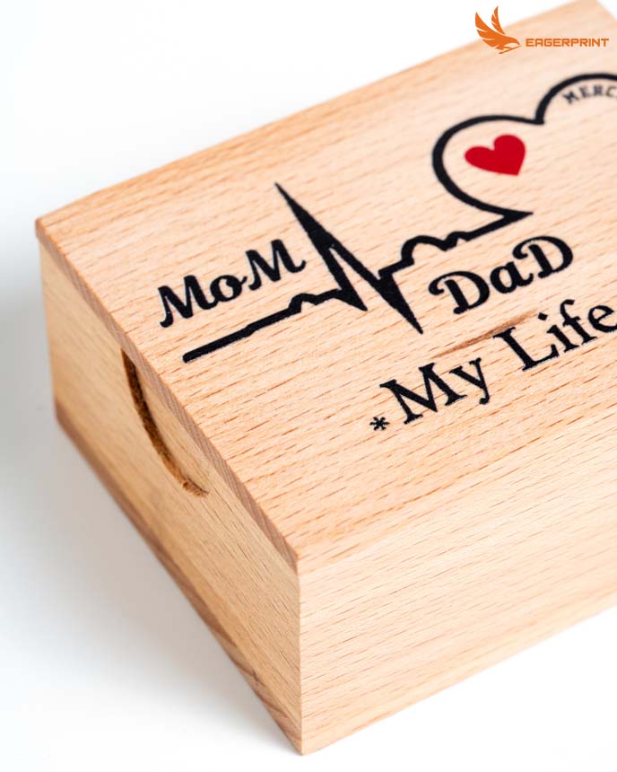 Wooden Photo Box